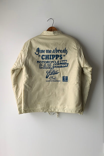 CHIPPS COMPANY チップスカンパニー / Embroidery 裏ボアコーチジャケット / WHITE