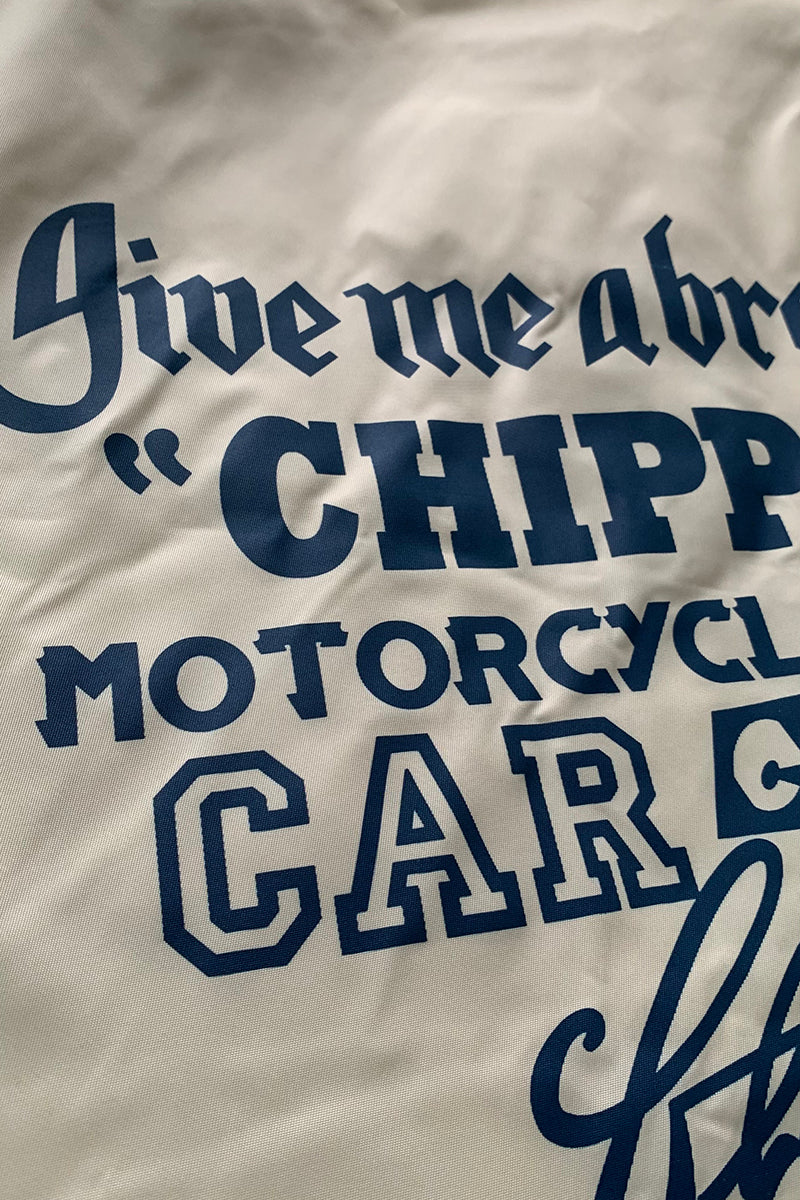 CHIPPS COMPANY チップスカンパニー / Embroidery 裏ボアコーチジャケット / WHITE