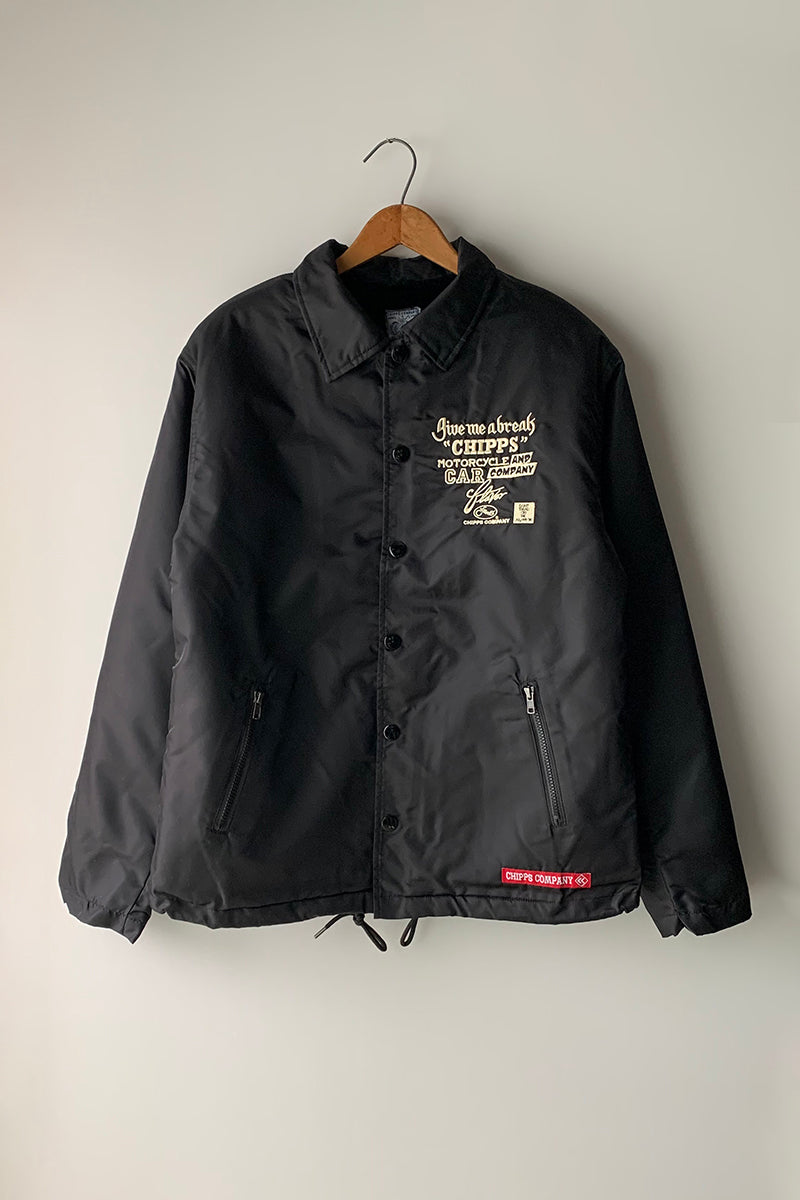 CHIPPS COMPANY チップスカンパニー / Embroidery 裏ボアコーチジャケット / BLACK