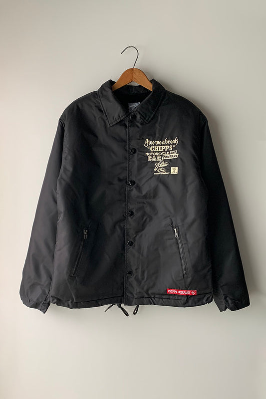 CHIPPS COMPANY チップスカンパニー / Embroidery 裏ボアコーチジャケット / BLACK