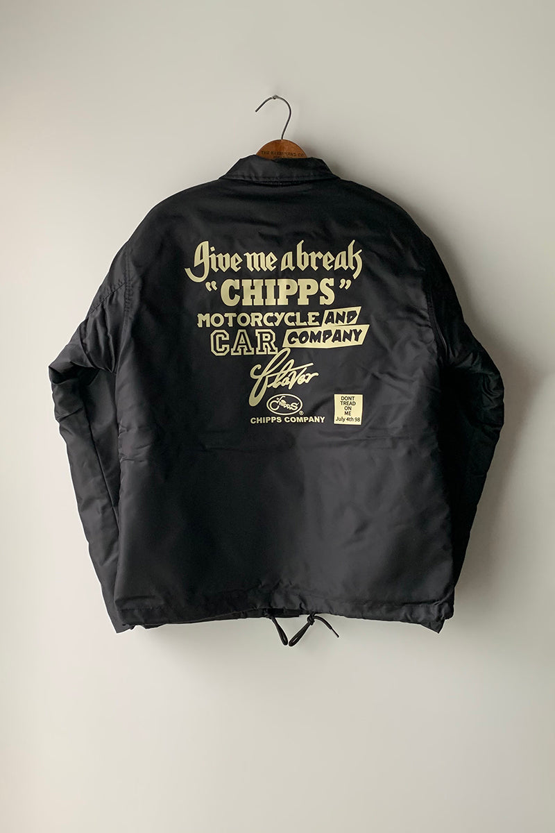 CHIPPS COMPANY チップスカンパニー / Embroidery 裏ボアコーチジャケット / BLACK