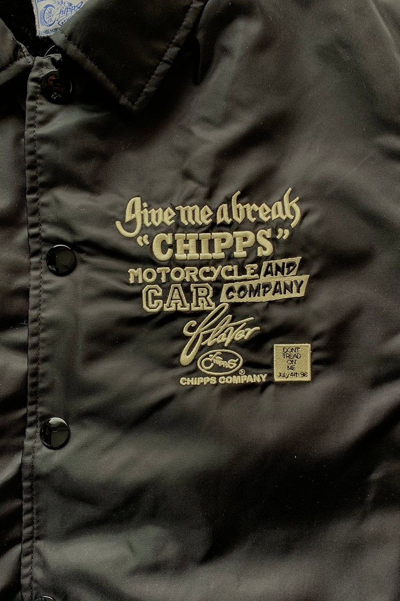CHIPPS COMPANY チップスカンパニー / Embroidery 裏ボアコーチジャケット / BLACK