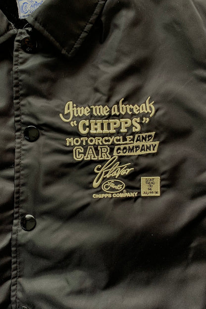 CHIPPS COMPANY チップスカンパニー / Embroidery 裏ボアコーチジャケット / BLACK
