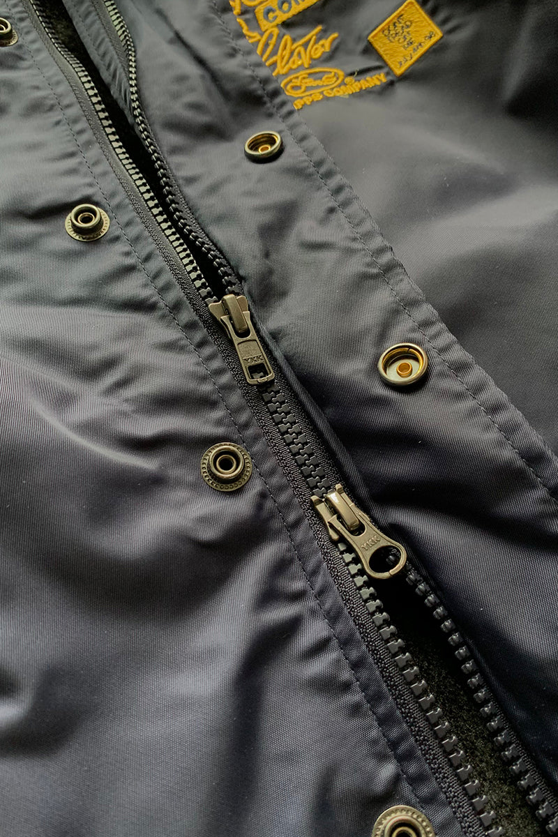 CHIPPS COMPANY チップスカンパニー / Embroidery 裏ボアコーチジャケット / NAVY