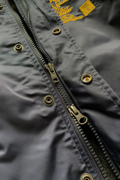 CHIPPS COMPANY チップスカンパニー / Embroidery 裏ボアコーチジャケット / NAVY