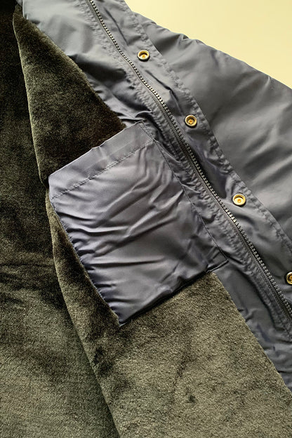 CHIPPS COMPANY チップスカンパニー / Embroidery 裏ボアコーチジャケット / NAVY