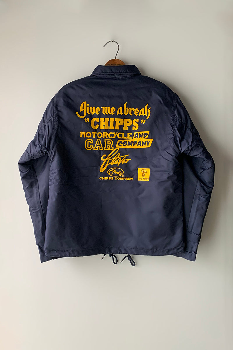 CHIPPS COMPANY チップスカンパニー / Embroidery 裏ボアコーチジャケット / NAVY
