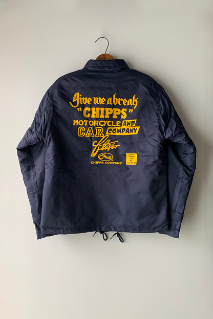 CHIPPS COMPANY チップスカンパニー / Embroidery 裏ボアコーチジャケット / NAVY