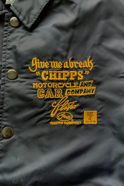 CHIPPS COMPANY チップスカンパニー / Embroidery 裏ボアコーチジャケット / NAVY