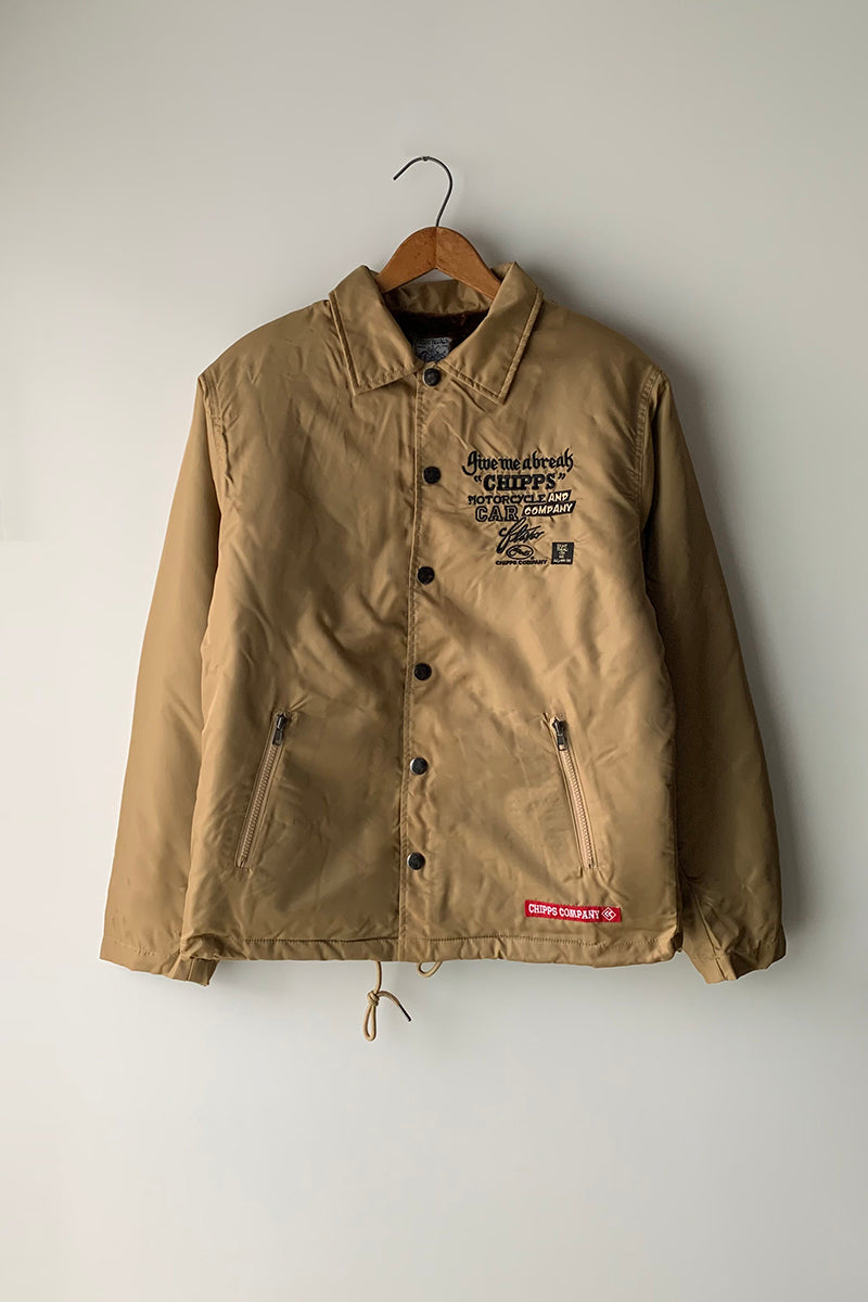 CHIPPS COMPANY チップスカンパニー / Embroidery 裏ボアコーチジャケット / GOLD