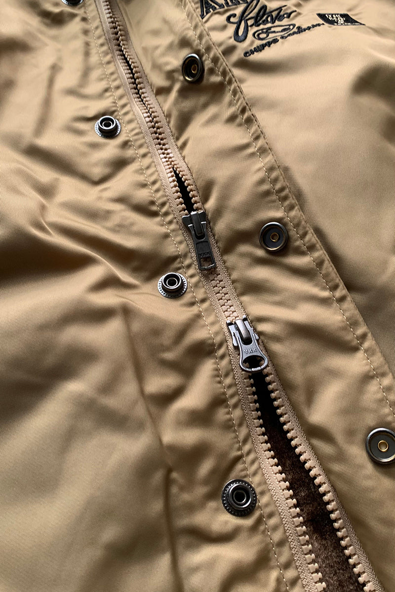 CHIPPS COMPANY チップスカンパニー / Embroidery 裏ボアコーチジャケット / GOLD