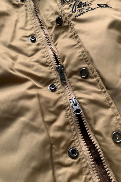 CHIPPS COMPANY チップスカンパニー / Embroidery 裏ボアコーチジャケット / GOLD