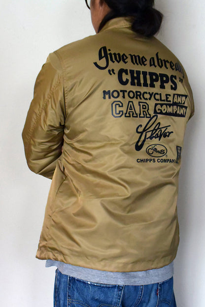 CHIPPS COMPANY チップスカンパニー / Embroidery 裏ボアコーチジャケット / GOLD