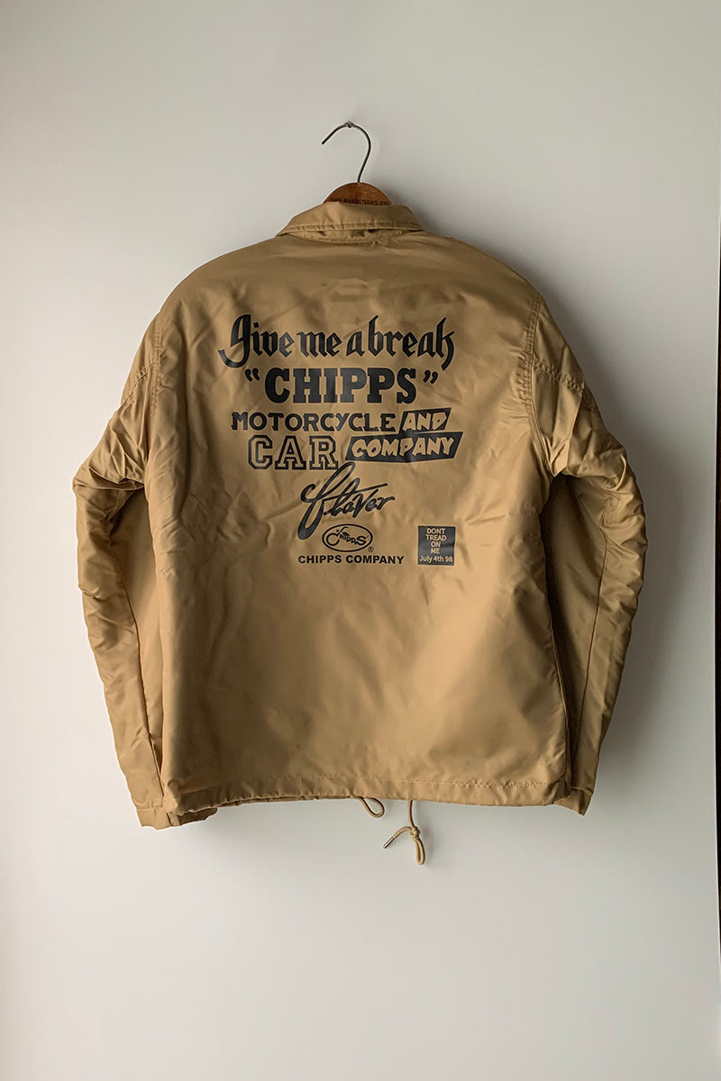 CHIPPS COMPANY チップスカンパニー / Embroidery 裏ボアコーチジャケット / GOLD