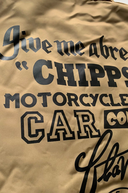 CHIPPS COMPANY チップスカンパニー / Embroidery 裏ボアコーチジャケット / GOLD