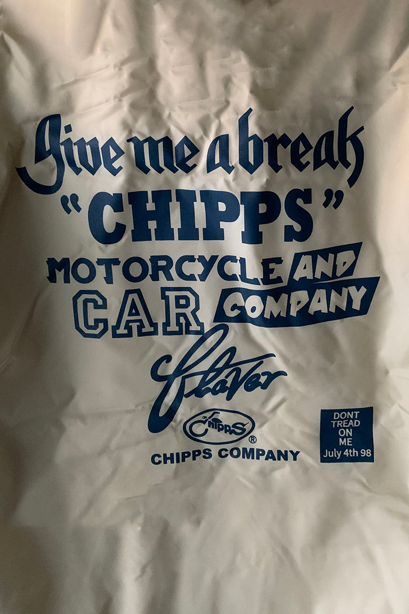 CHIPPS COMPANY チップスカンパニー / Embroidery 裏ボアフーディージャケット / WHITE