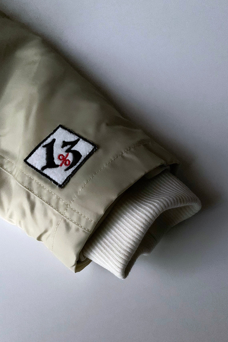 CHIPPS COMPANY チップスカンパニー / Embroidery 裏ボアフーディージャケット / WHITE