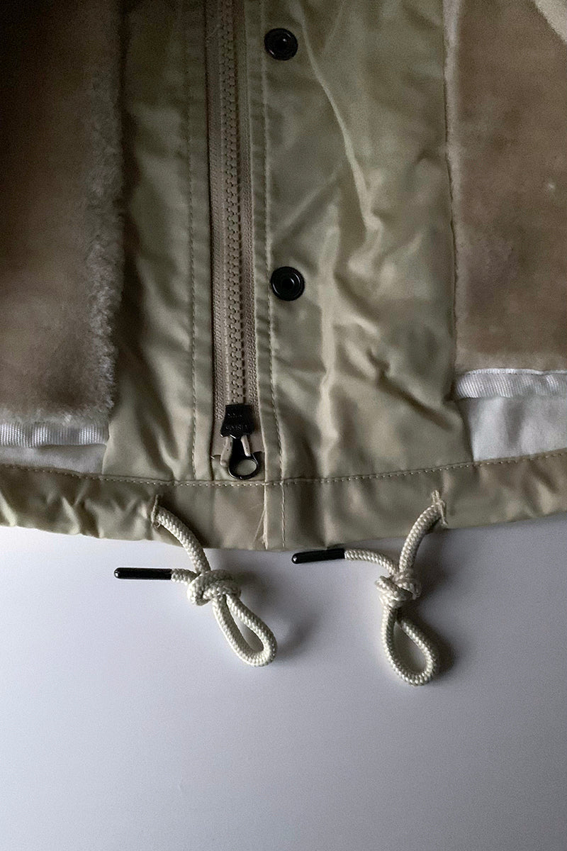 CHIPPS COMPANY チップスカンパニー / Embroidery 裏ボアフーディージャケット / WHITE