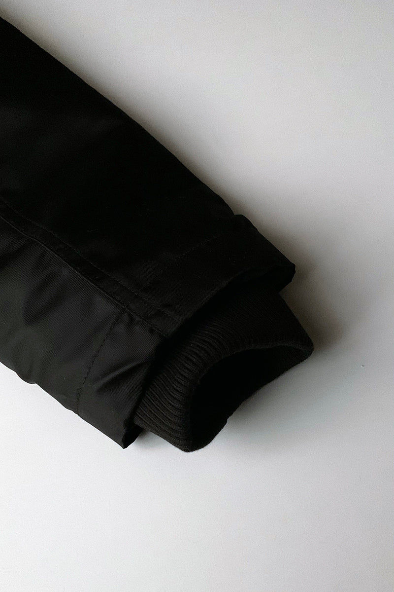 CHIPPS COMPANY チップスカンパニー / Embroidery 裏ボアフーディージャケット / BLACK