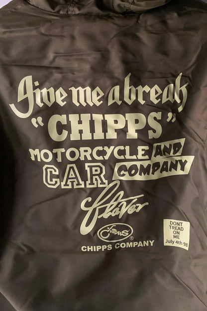 CHIPPS COMPANY チップスカンパニー / Embroidery 裏ボアフーディージャケット / OLIVE