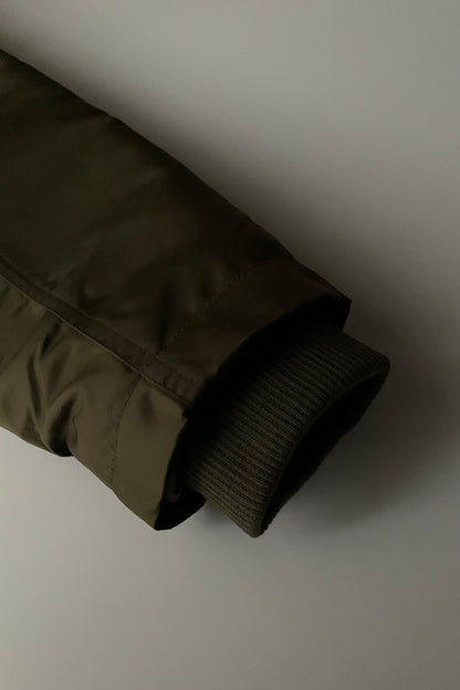 CHIPPS COMPANY チップスカンパニー / Embroidery 裏ボアフーディージャケット / OLIVE