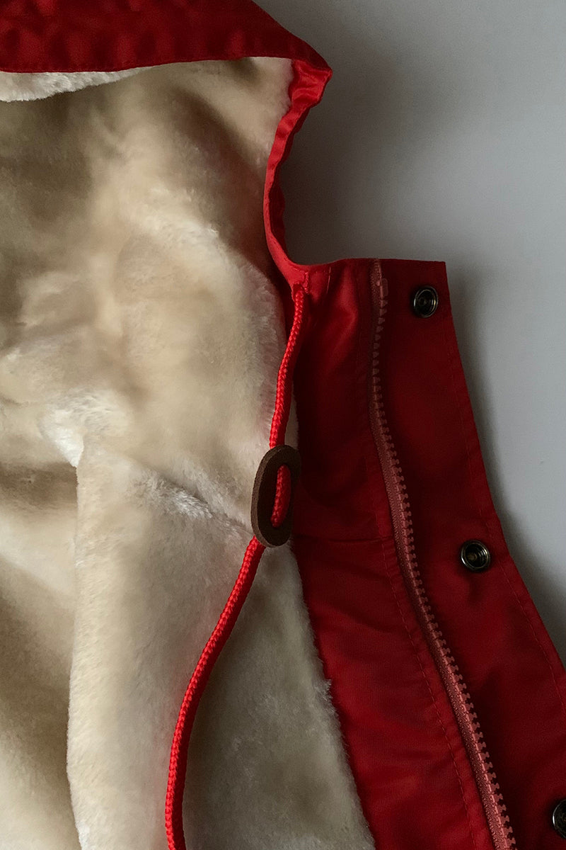 CHIPPS COMPANY チップスカンパニー / Embroidery 裏ボアフーディージャケット / ORANGE