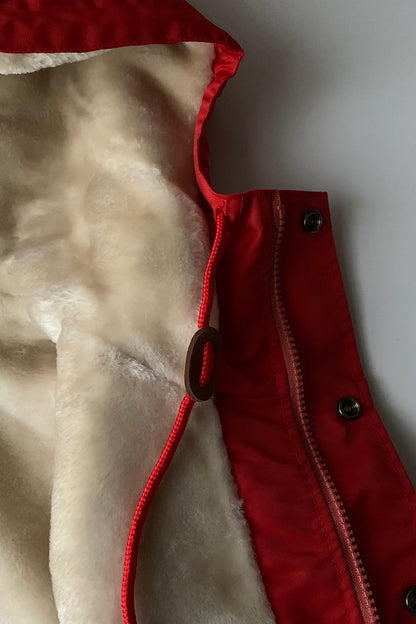 CHIPPS COMPANY チップスカンパニー / Embroidery 裏ボアフーディージャケット / ORANGE