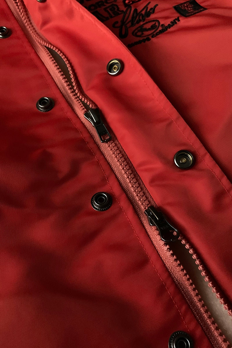 CHIPPS COMPANY チップスカンパニー / Embroidery 裏ボアフーディージャケット / ORANGE