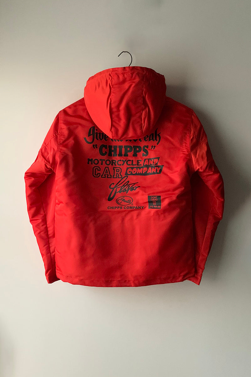 CHIPPS COMPANY チップスカンパニー / Embroidery 裏ボアフーディージャケット / ORANGE