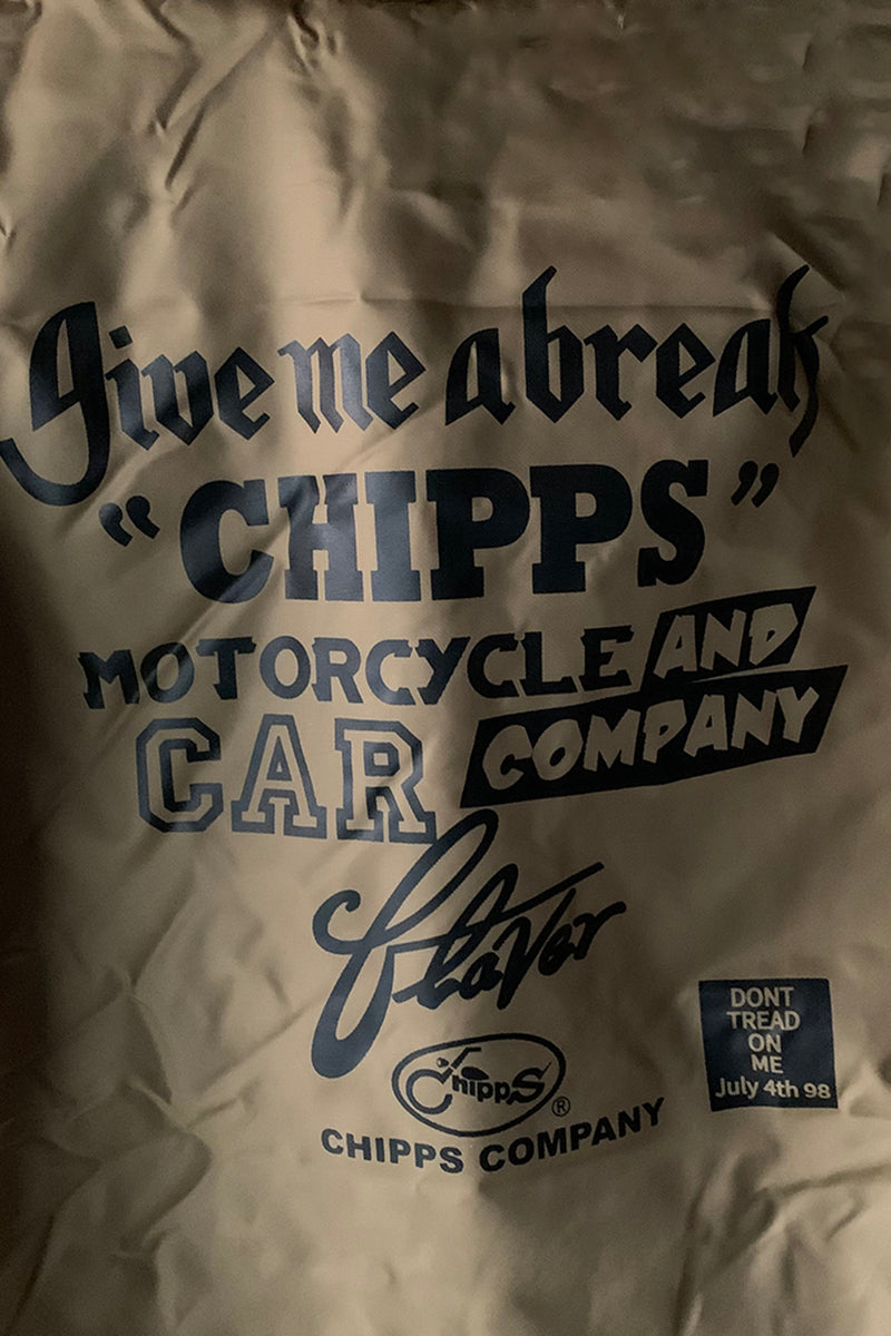 CHIPPS COMPANY チップスカンパニー / Embroidery 裏ボアフーディージャケット / GOLD
