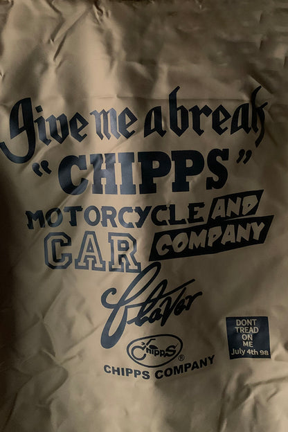 CHIPPS COMPANY チップスカンパニー / Embroidery 裏ボアフーディージャケット / GOLD