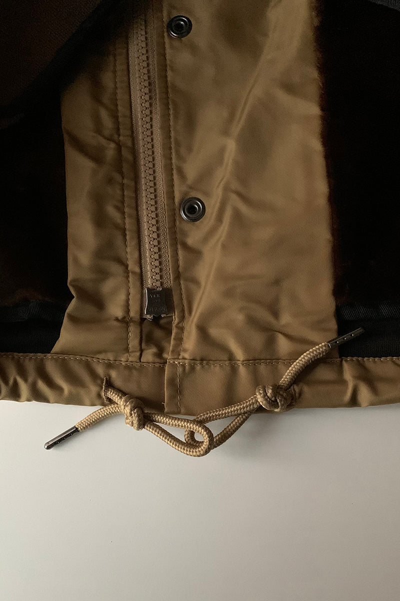 CHIPPS COMPANY チップスカンパニー / Embroidery 裏ボアフーディージャケット / GOLD