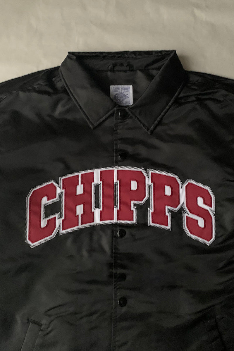 CHIPPS COMPANY チップスカンパニー / レタードコーチジャケット / BLACK