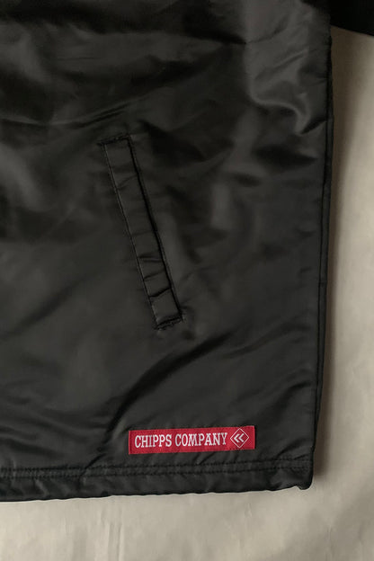 CHIPPS COMPANY チップスカンパニー / レタードコーチジャケット / BLACK