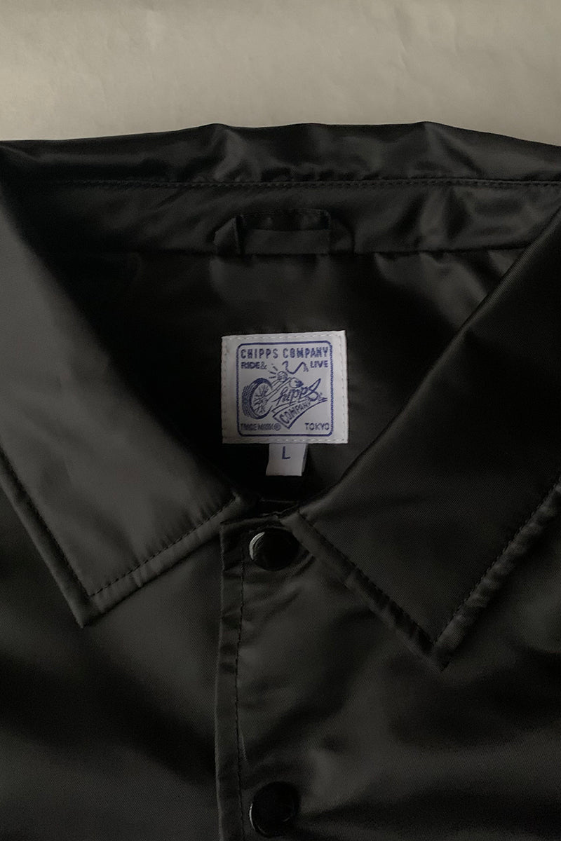 CHIPPS COMPANY チップスカンパニー / レタードコーチジャケット / BLACK