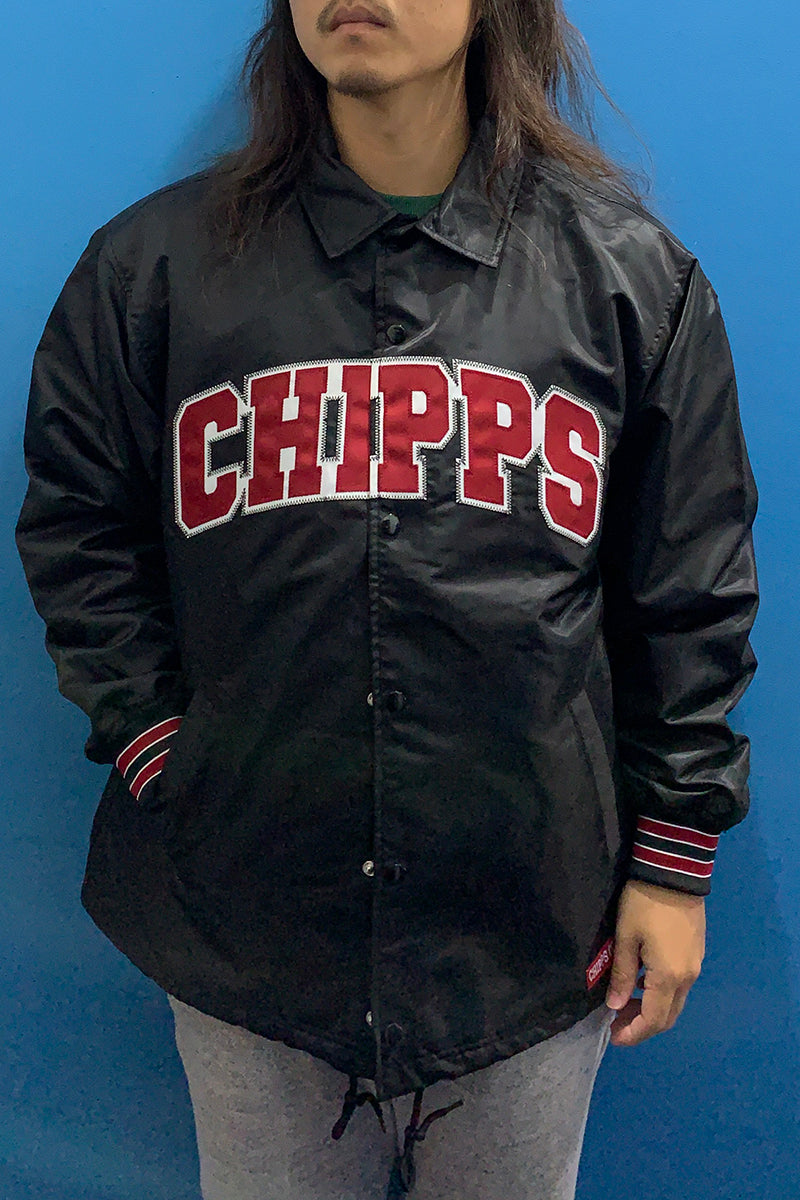 CHIPPS COMPANY チップスカンパニー / レタードコーチジャケット / BLACK