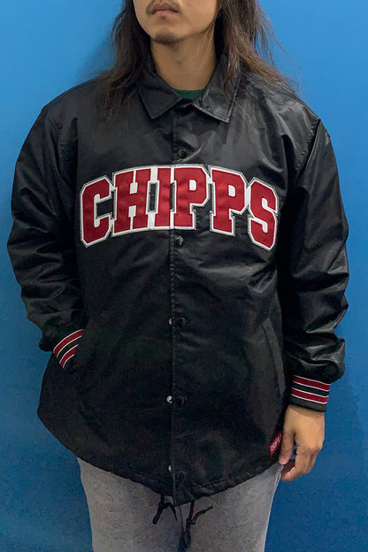 CHIPPS COMPANY チップスカンパニー / レタードコーチジャケット / BLACK
